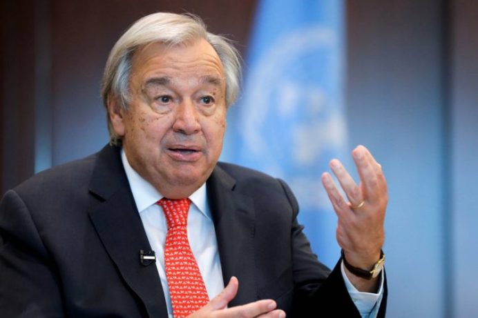 antonio guterres Alto funcionario de ONU buscara en Moscu un «cese al fuego humanitario» en Ucrania