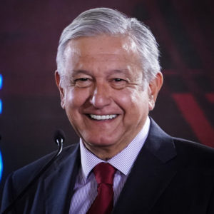 Andrés Manuel López Obrador, presidente de México.